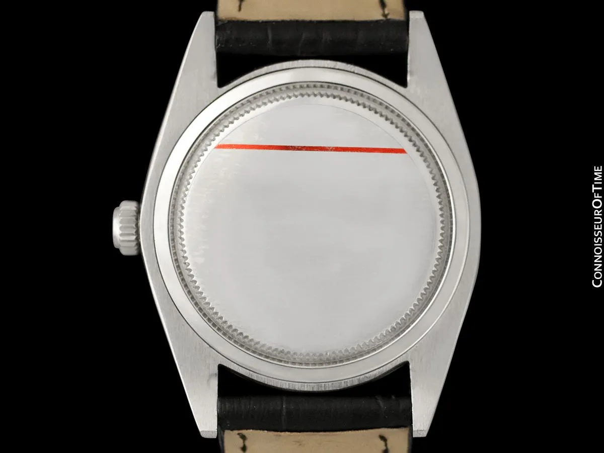 1972 Rolex Oysterdate Mens Date Watch with Both Bracelet & Strap - Stainless Steel & Diamonds