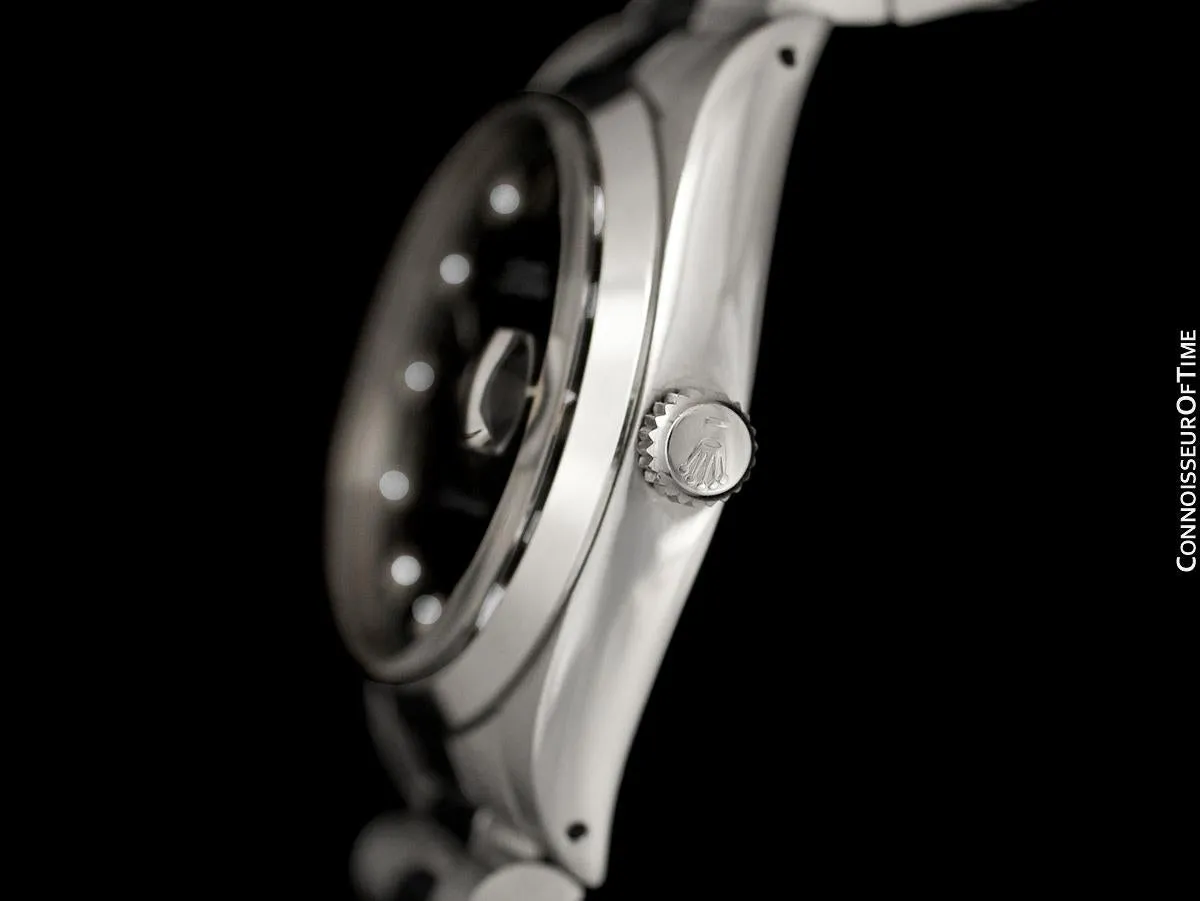 1972 Rolex Oysterdate Mens Date Watch with Both Bracelet & Strap - Stainless Steel & Diamonds