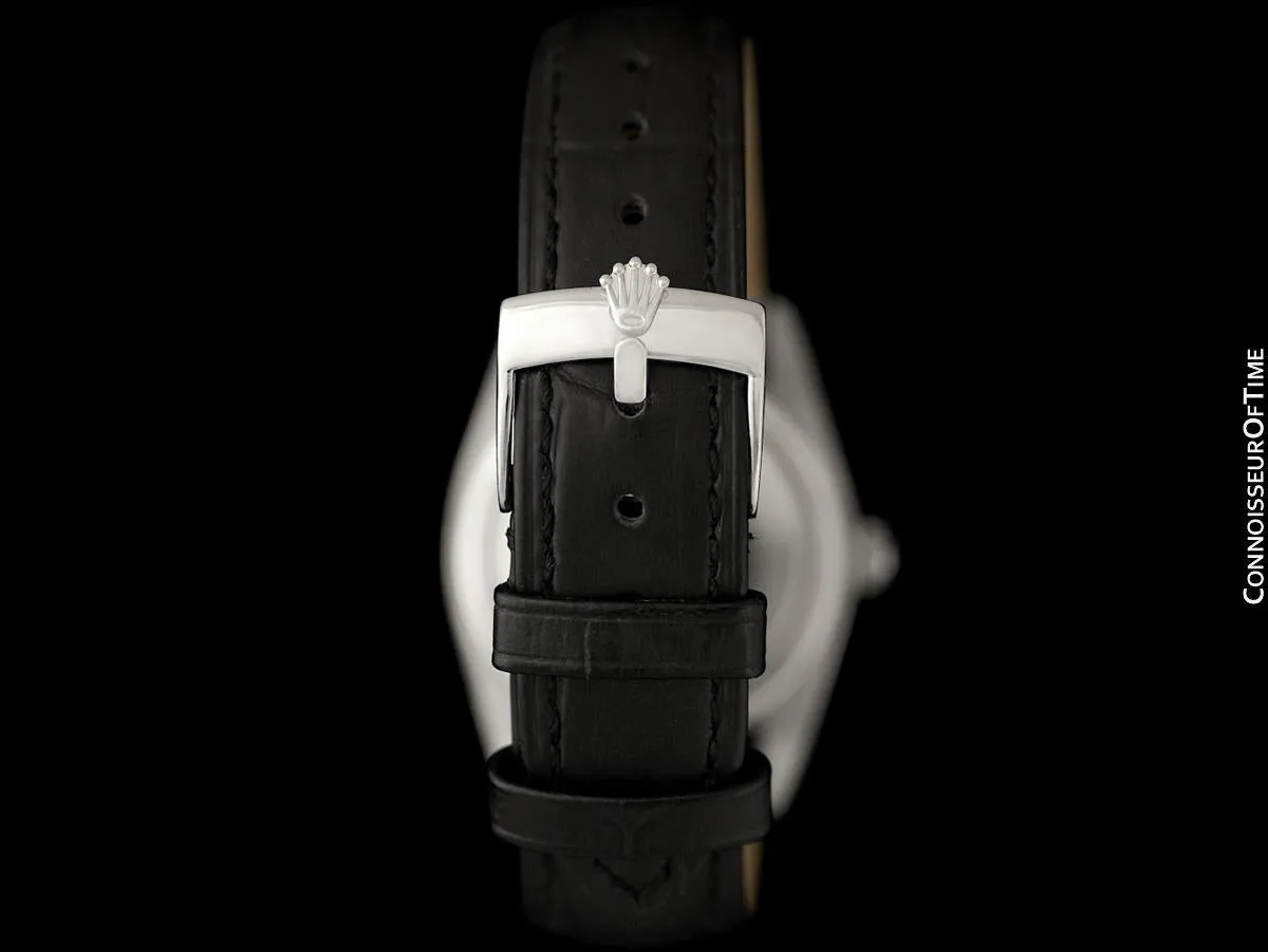 1972 Rolex Oysterdate Mens Date Watch with Both Bracelet & Strap - Stainless Steel & Diamonds