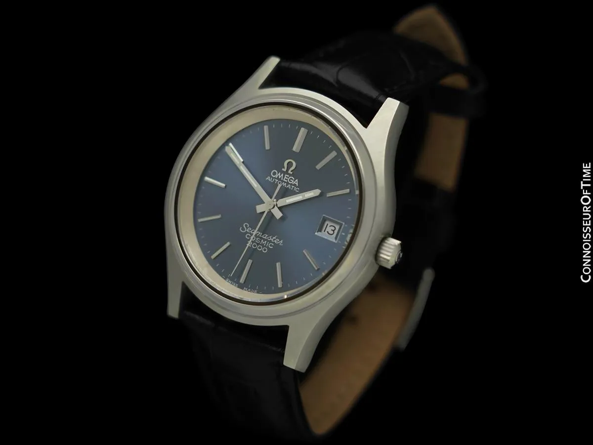1973 Omega Seamaster Cosmic 2000 Vintage Retro Mens Dive Watch - Stainless Steel