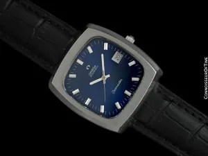 1973 Omega Vintage Seamaster Large Uncommon Retro Mens Watch, Automatic, Date - Stainless Steel