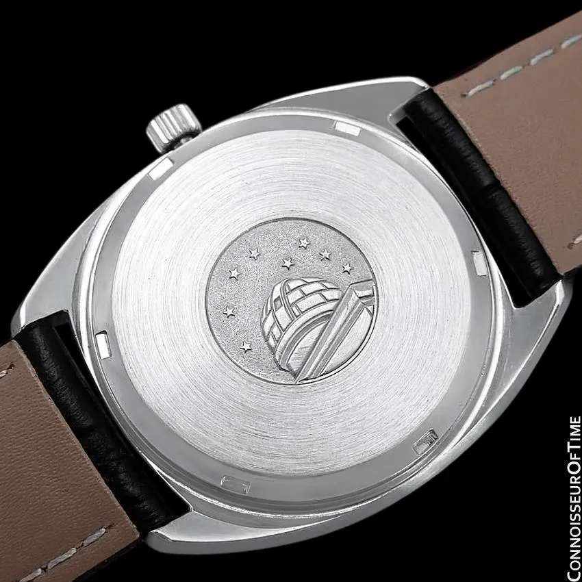 1974 Omega Constellation "C" Chronometer Vintage Mens Calendar Date Watch - Stainless Steel