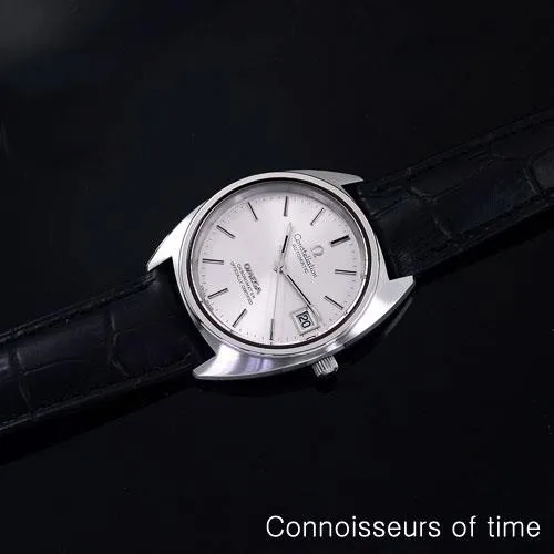 1974 Omega Constellation "C" Chronometer Vintage Mens Calendar Date Watch - Stainless Steel