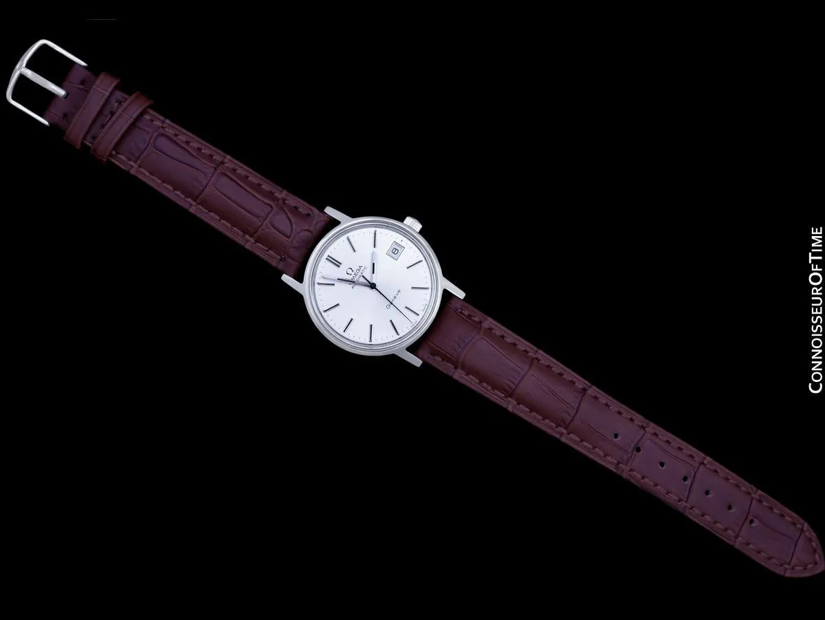 1976 Omega Geneve Vintage Mens Automatic Stainless Steel Watch - Papers