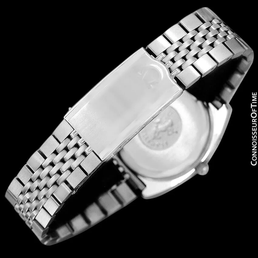 1978 Omega Seamaster Vintage Mens Quartz Day Date Watch with Bracelet - Stainless Steel