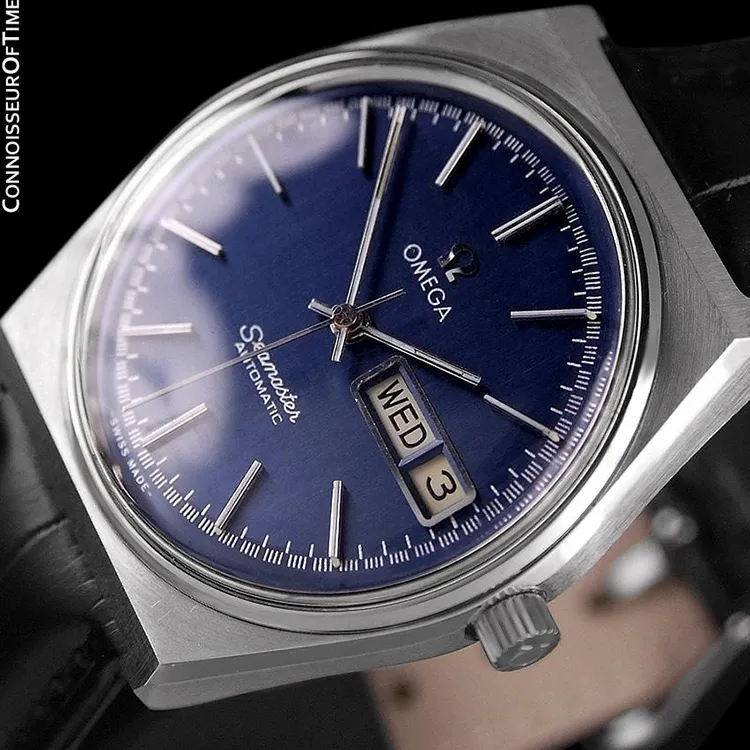 1978 Omega Seamaster Vintage Mens Watch, Stainless Steel - Automatic, Day Date