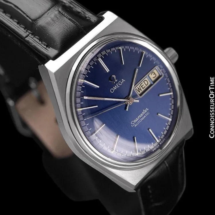 1978 Omega Seamaster Vintage Mens Watch, Stainless Steel - Automatic, Day Date