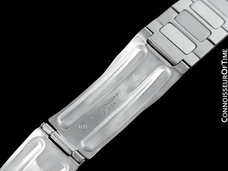 1980 Omega Seamaster Classic Vintage Mens Gray Dial Quartz Watch, Date - Stainless Steel