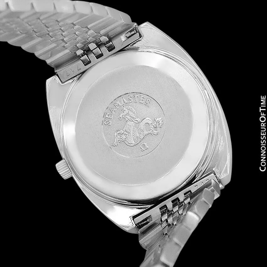 1980 Omega Seamaster Vintage Mens Watch, Automatic, Day Date - Stainless Steel