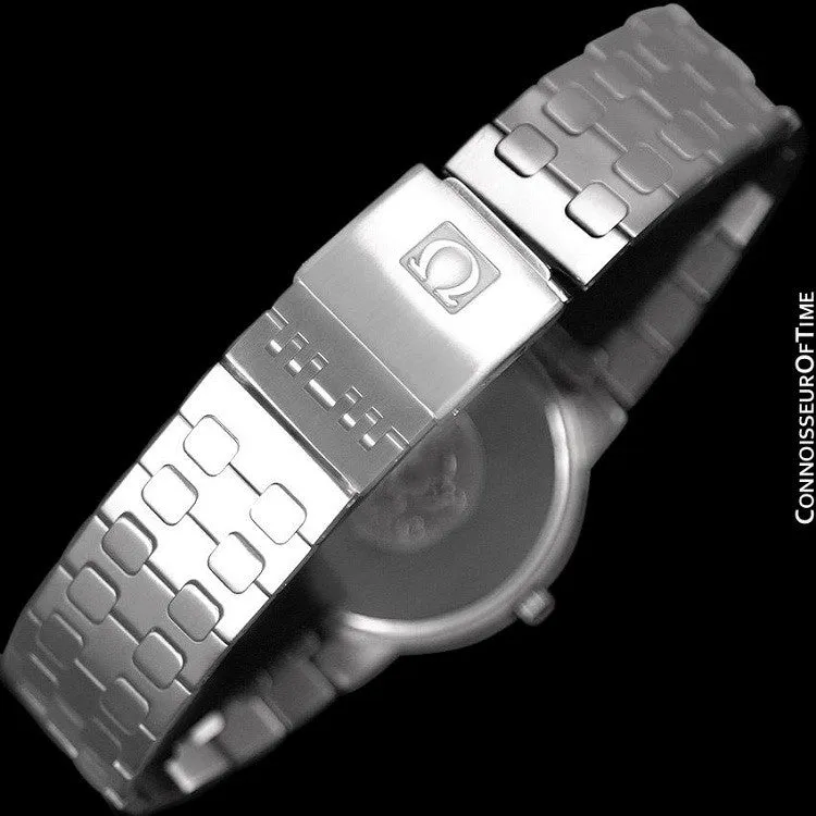 1984 Omega Seamaster Classic Vintage Retro Mens Quartz Watch, Date - Stainless Steel