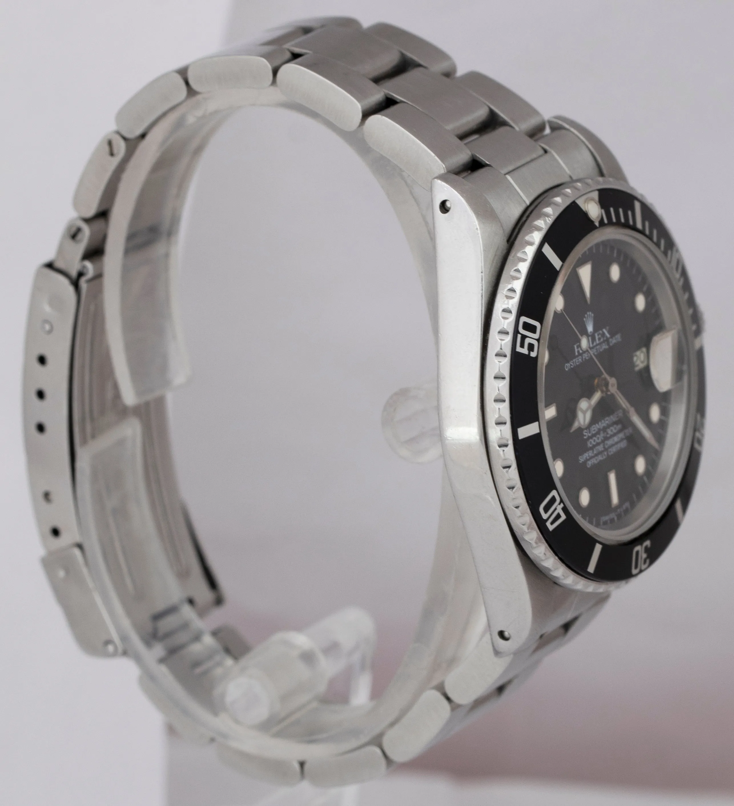 1984 Rolex Submariner Date PATINA Stainless Steel 40mm Automatic Watch 16800 B P