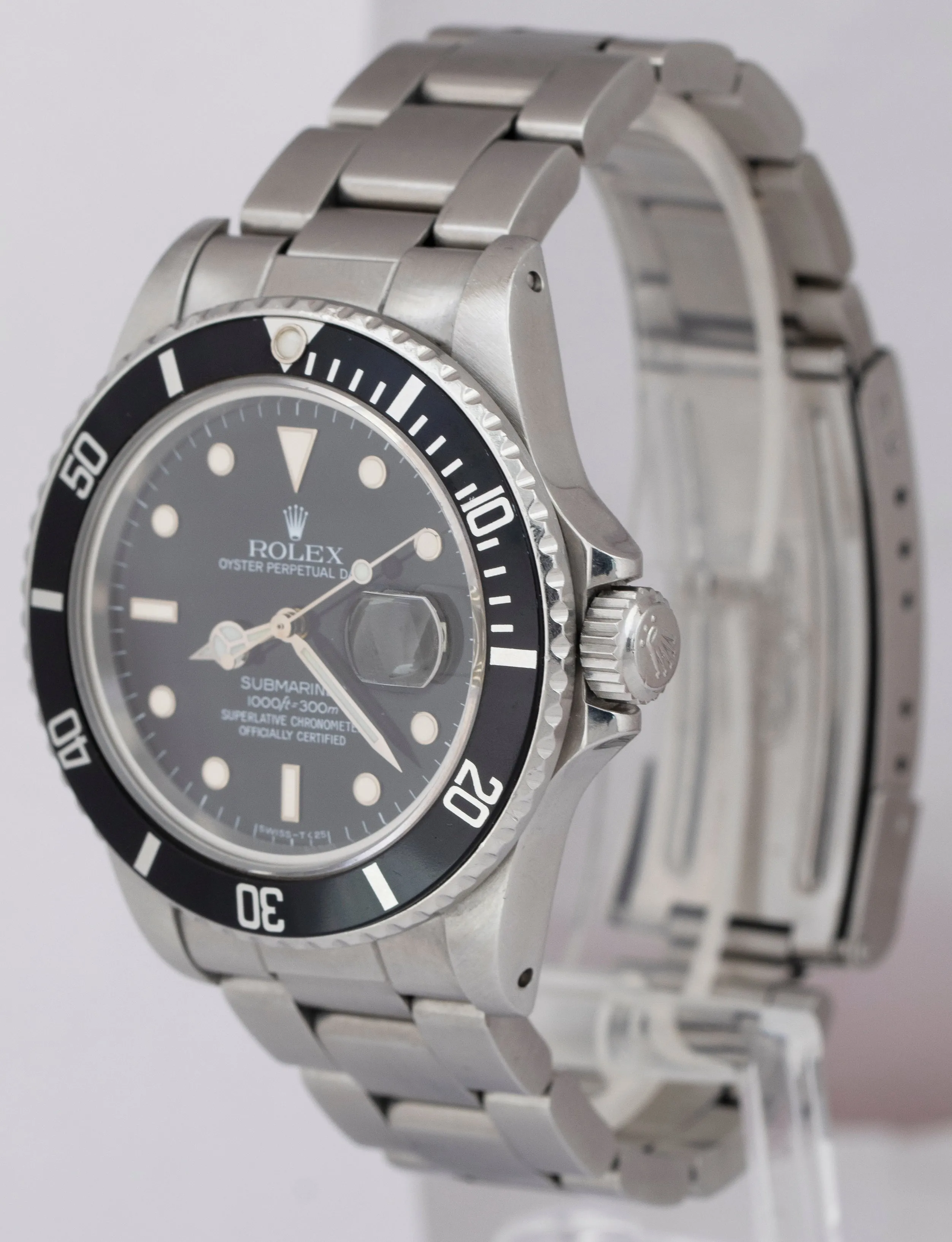 1984 Rolex Submariner Date PATINA Stainless Steel 40mm Automatic Watch 16800 B P