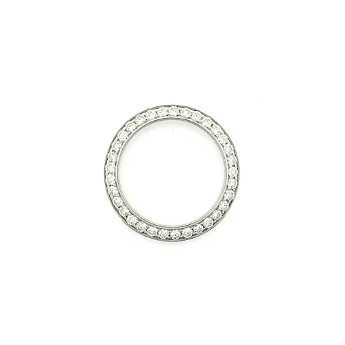 2 Carats Custom Pave Natural Earth Mined Diamond Bezel Fits All Watch Models