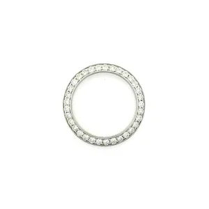 2 Carats Custom Pave Natural Earth Mined Diamond Bezel Fits All Watch Models