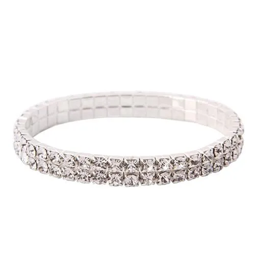 2-Pack: SWAROVSKI Double Tier Bracelet