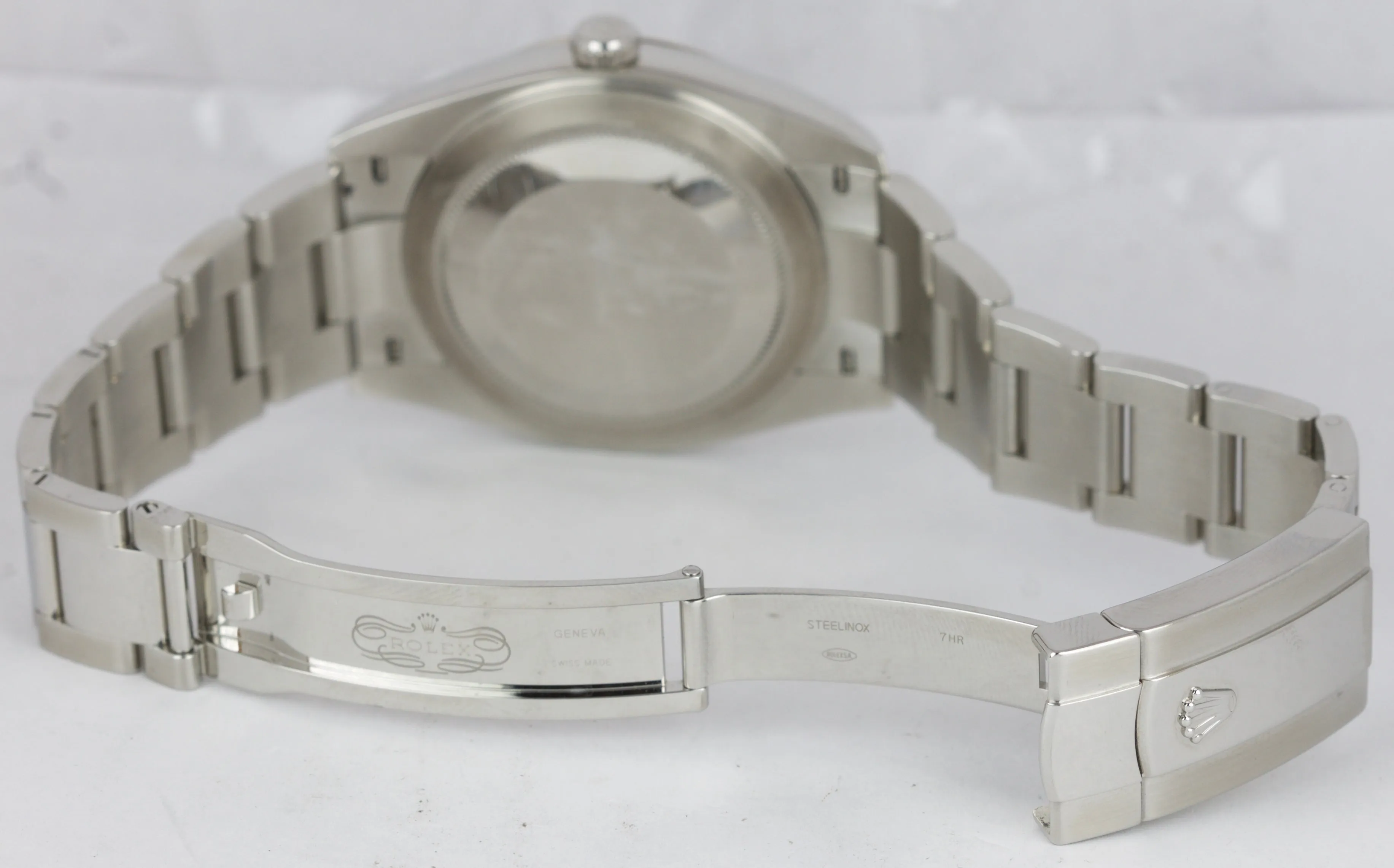 2019 MINT Rolex DateJust 41 Blue Steel Fluted Oyster 41mm Date Watch 126334