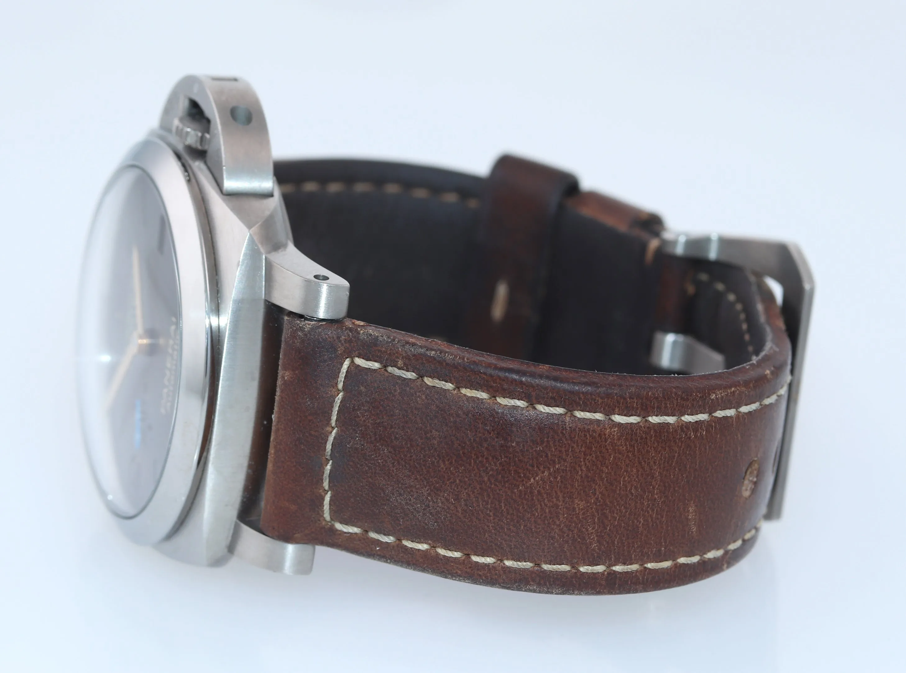 2019 PAPERS Panerai Luminor Marina PAM01351 PAM 1351 Brown Titanium Watch Box