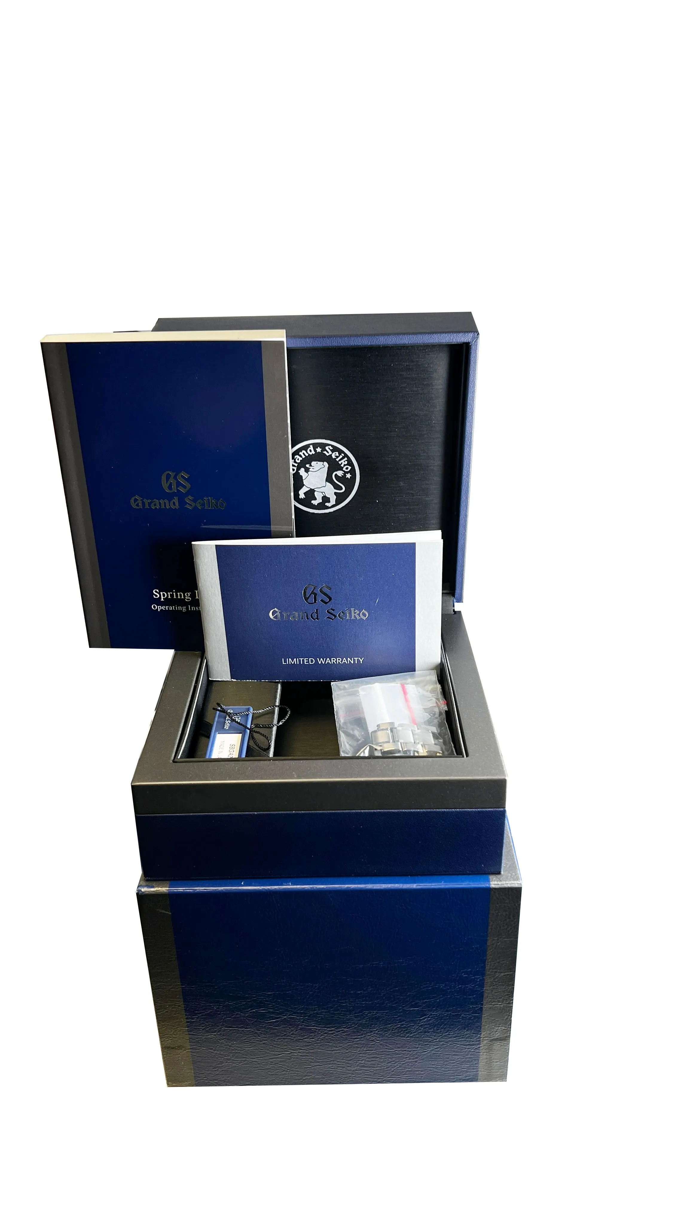 2021 Grand Seiko 42mm Titanium White Snowflake Automatic SBGA211 Watch B&P