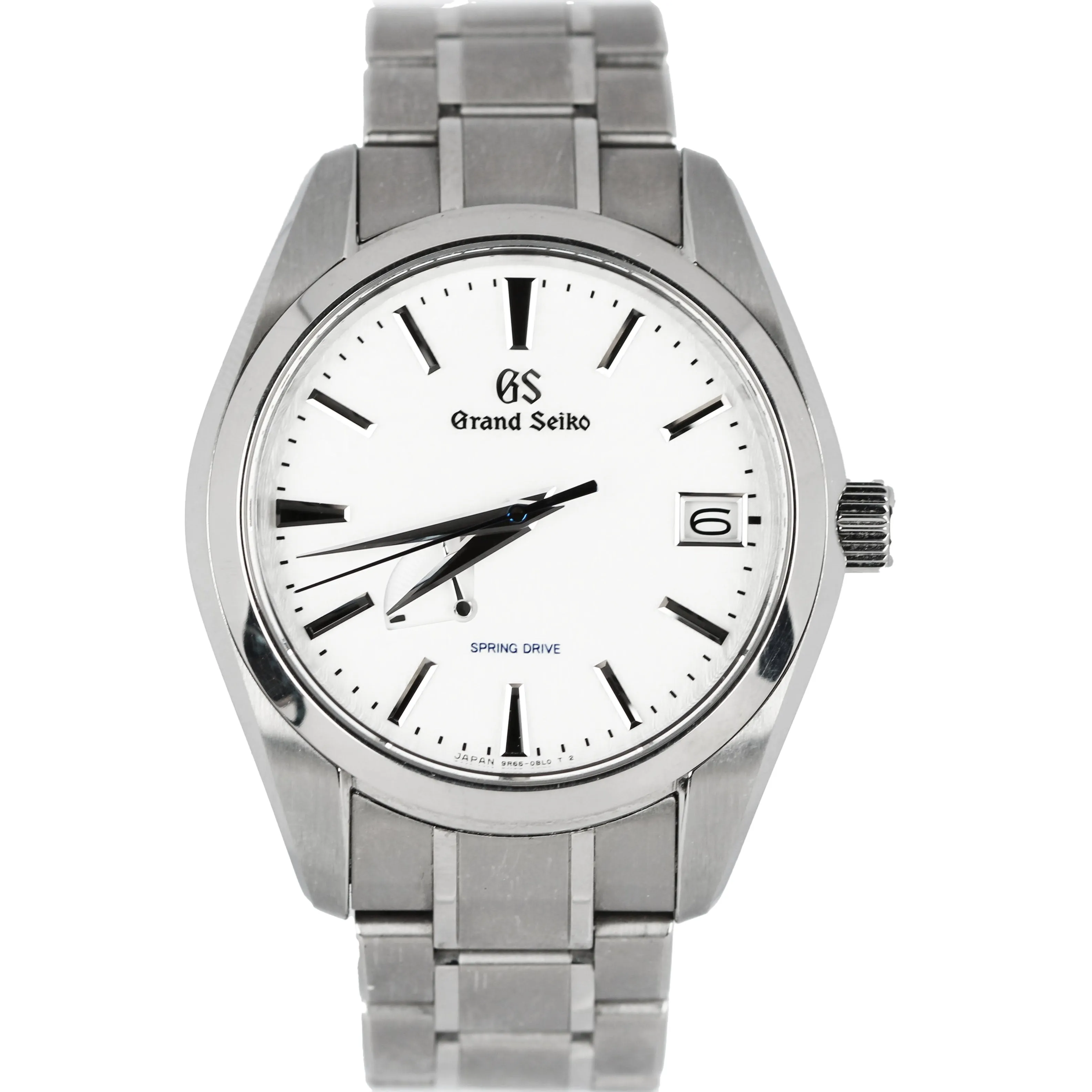 2021 Grand Seiko 42mm Titanium White Snowflake Automatic SBGA211 Watch B&P
