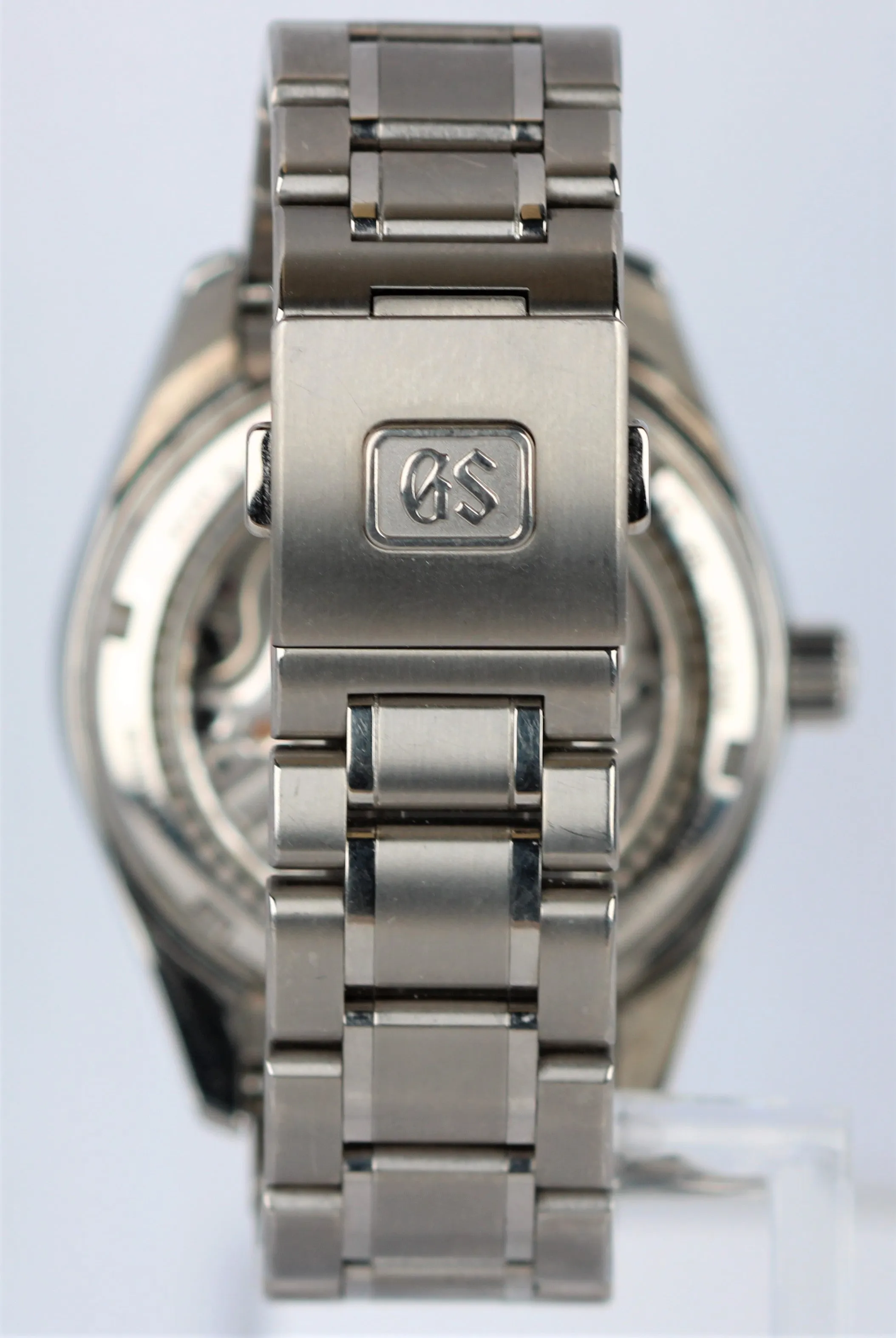 2021 Grand Seiko 42mm Titanium White Snowflake Automatic SBGA211 Watch B&P
