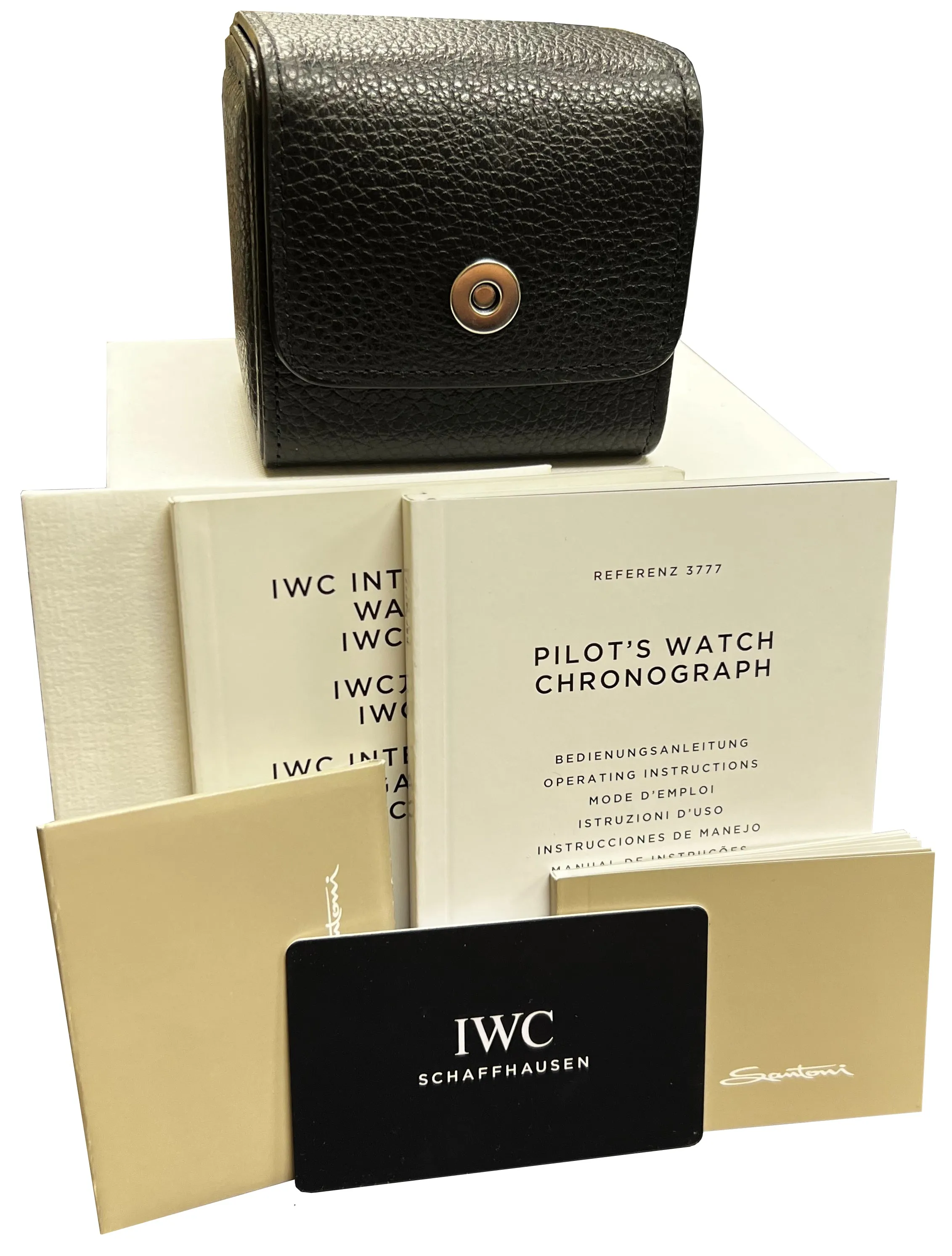 2021 IWC Pilot Le Petit Prince Blue 43mm Stainless Chronograph Watch IW377714