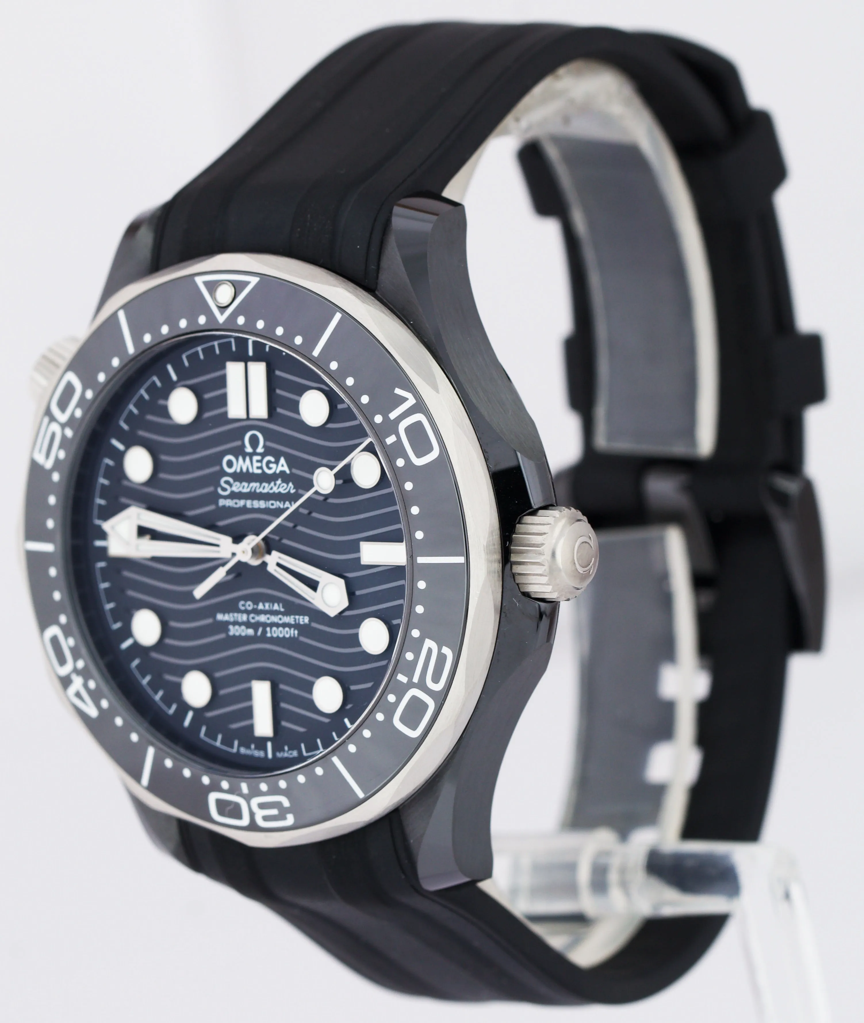 2021 Omega Seamaster Diver 300M Black Ceramic 43.5mm Watch 210.92.44.20.01.001