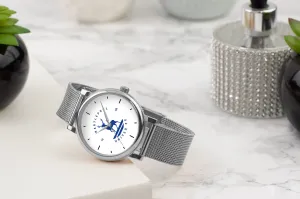 38mm Silver Watch