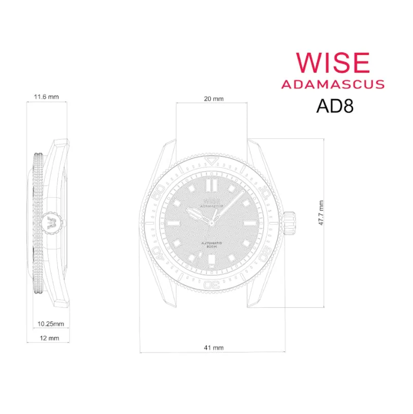 ADAMASCUS AD810A Stainless 904L