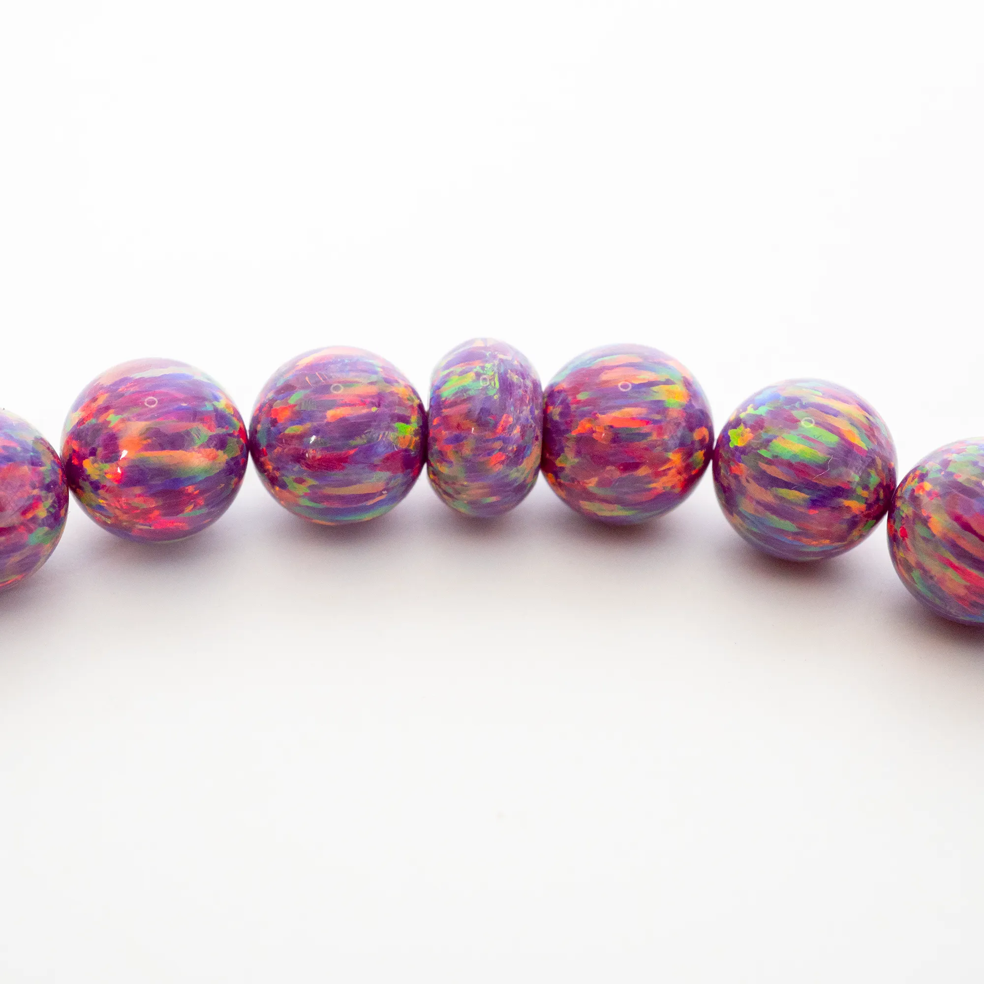 Amethyst Opal Beaded Bracelet