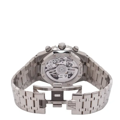 Audemars Piguet Men's Royal Oak 50th Anniversary Stainless Steel 41mm Silver "Grande Tapisserie" Chronograph Dial Watch Ref# 26240ST.OO.1320ST.03
