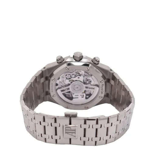 Audemars Piguet Men's Royal Oak 50th Anniversary Stainless Steel 41mm Silver "Grande Tapisserie" Chronograph Dial Watch Ref# 26240ST.OO.1320ST.03