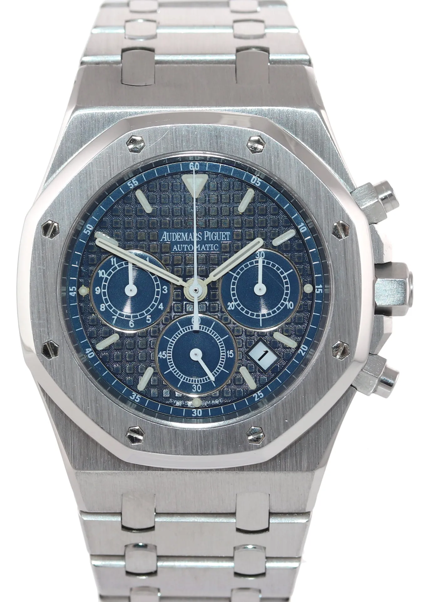 Audemars Piguet Royal Oak Chrono 39mm Blue Steel 25860ST.OO.1110ST.01 Watch Box