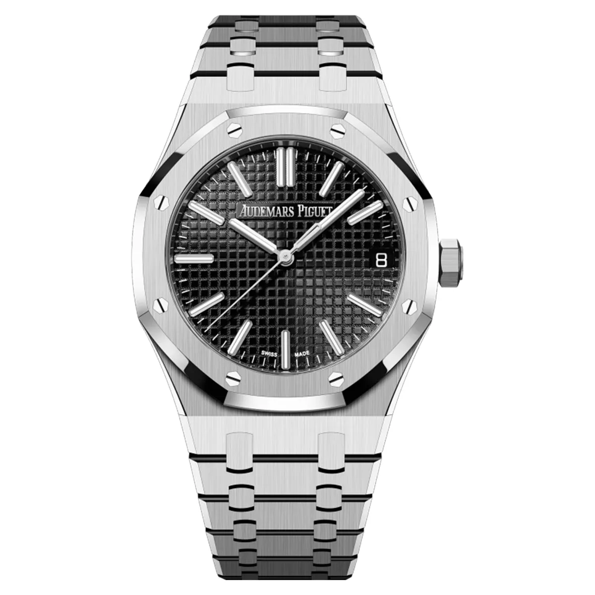 Audemars Piguet Royal Oak Selfwinding 41mm Men's Watch - Ref: 15510ST.OO.1320ST.07 - Black Dial, Stainless Steel Bracelet