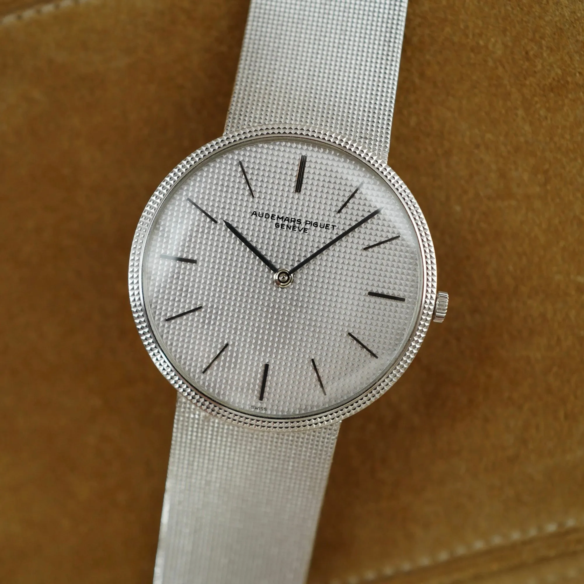 Audemars Piguet White Gold Round Watch Ref. 5266 (New Arrival)