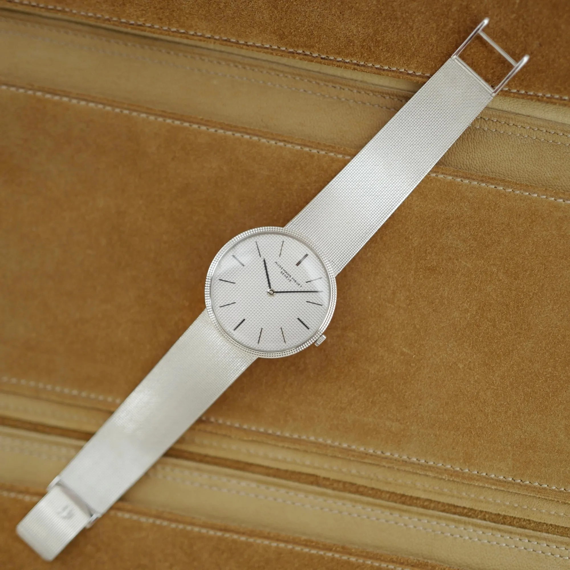 Audemars Piguet White Gold Round Watch Ref. 5266 (New Arrival)