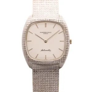 Audemars Piguet White Gold Watch On Bracelet