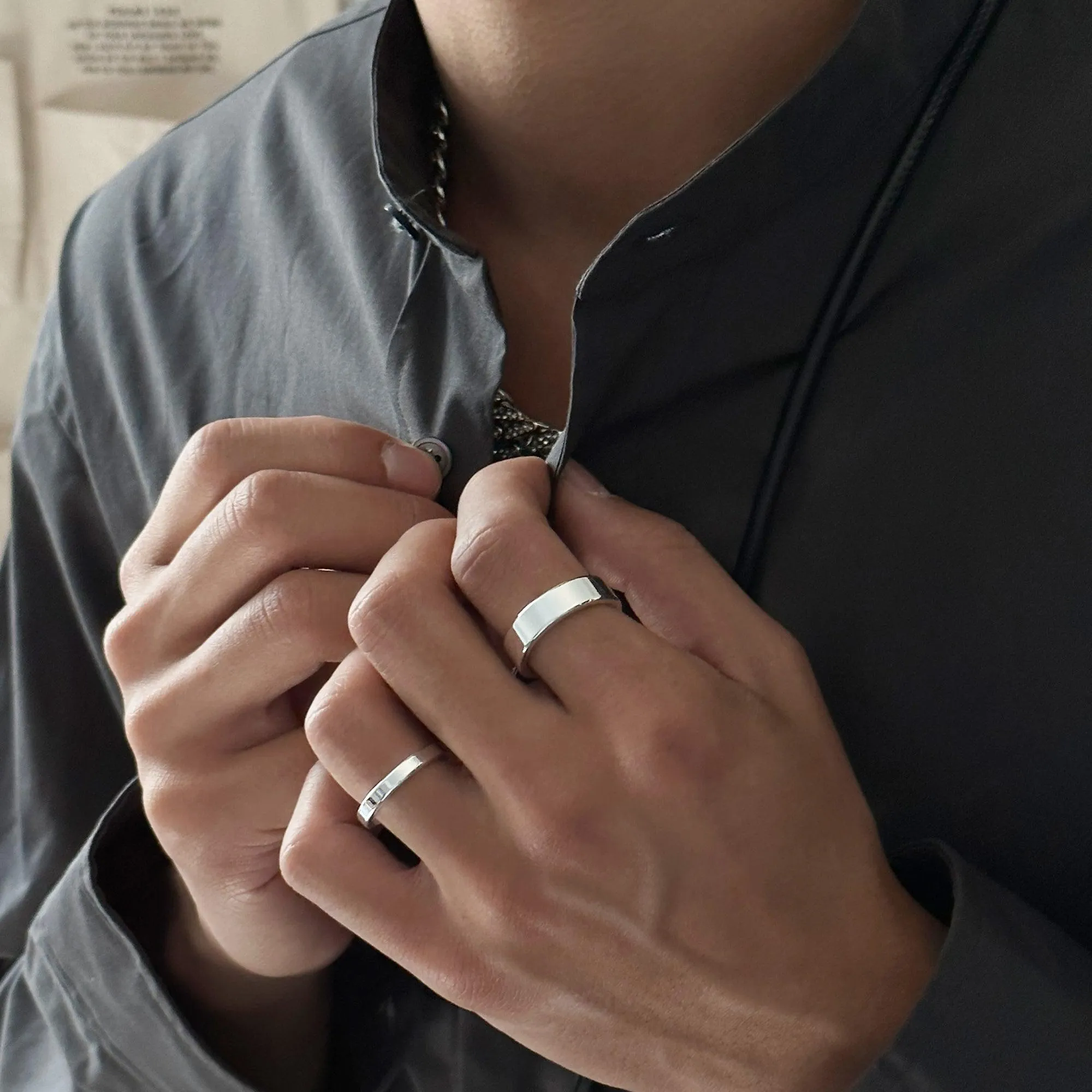 Basic Glossy Metal Ring