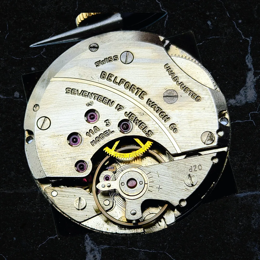 BELFORTE Watch 17 Jewels Model 11a 3 Swiss Made