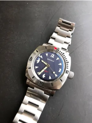 Benarus Moray 42 vintage blue pacman ceramic C3