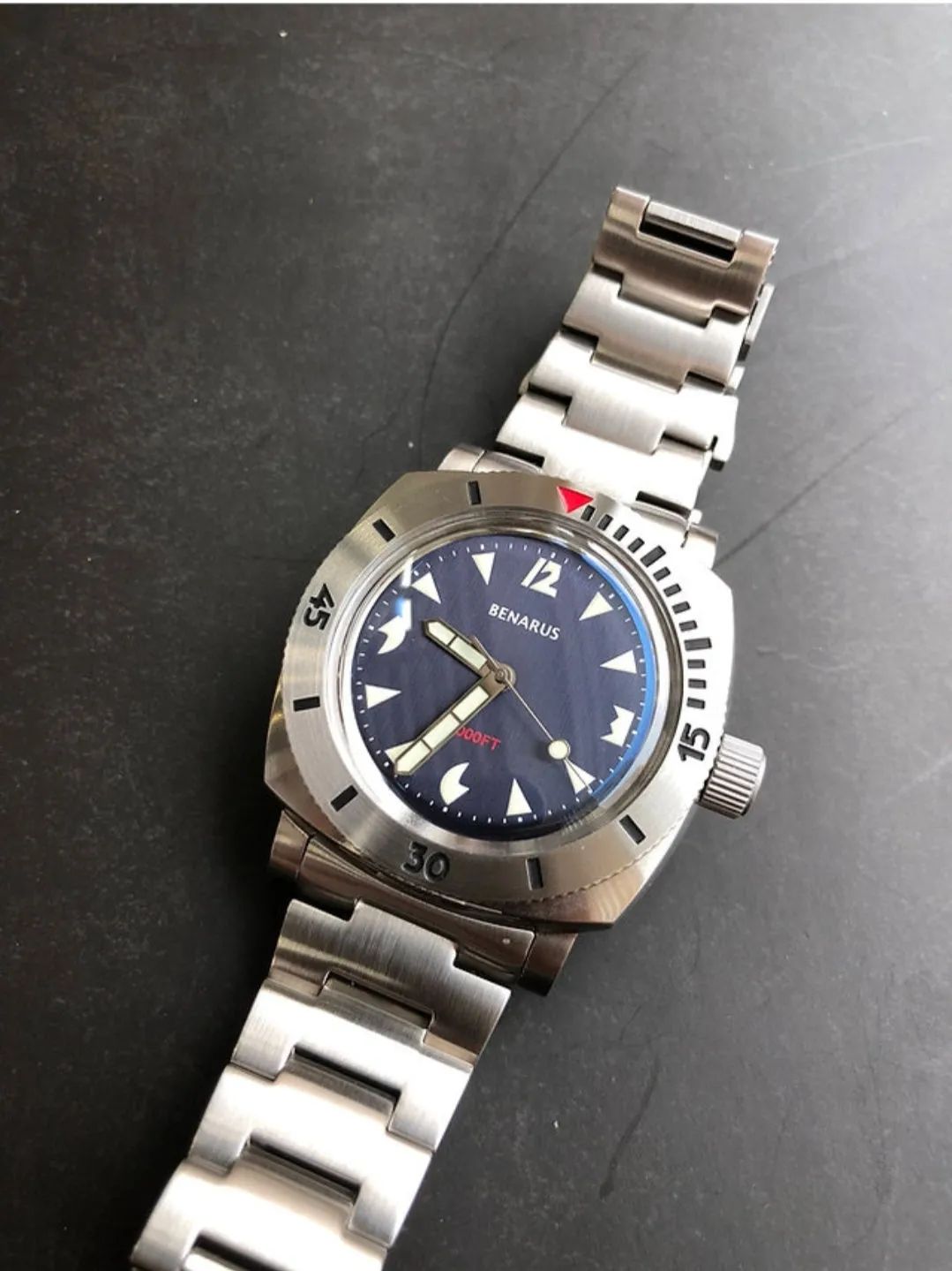 Benarus Moray 42 vintage blue pacman ceramic C3