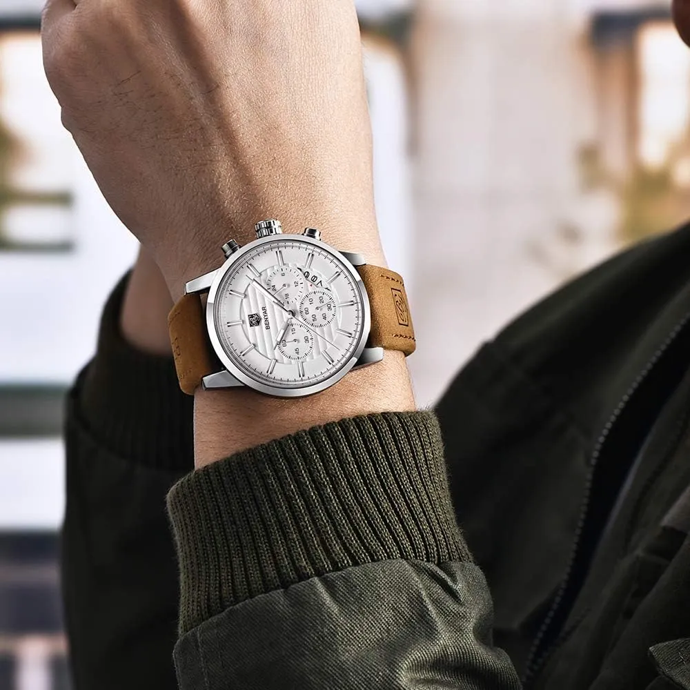 BENYAR Quartz Chronograph Waterproof Watches