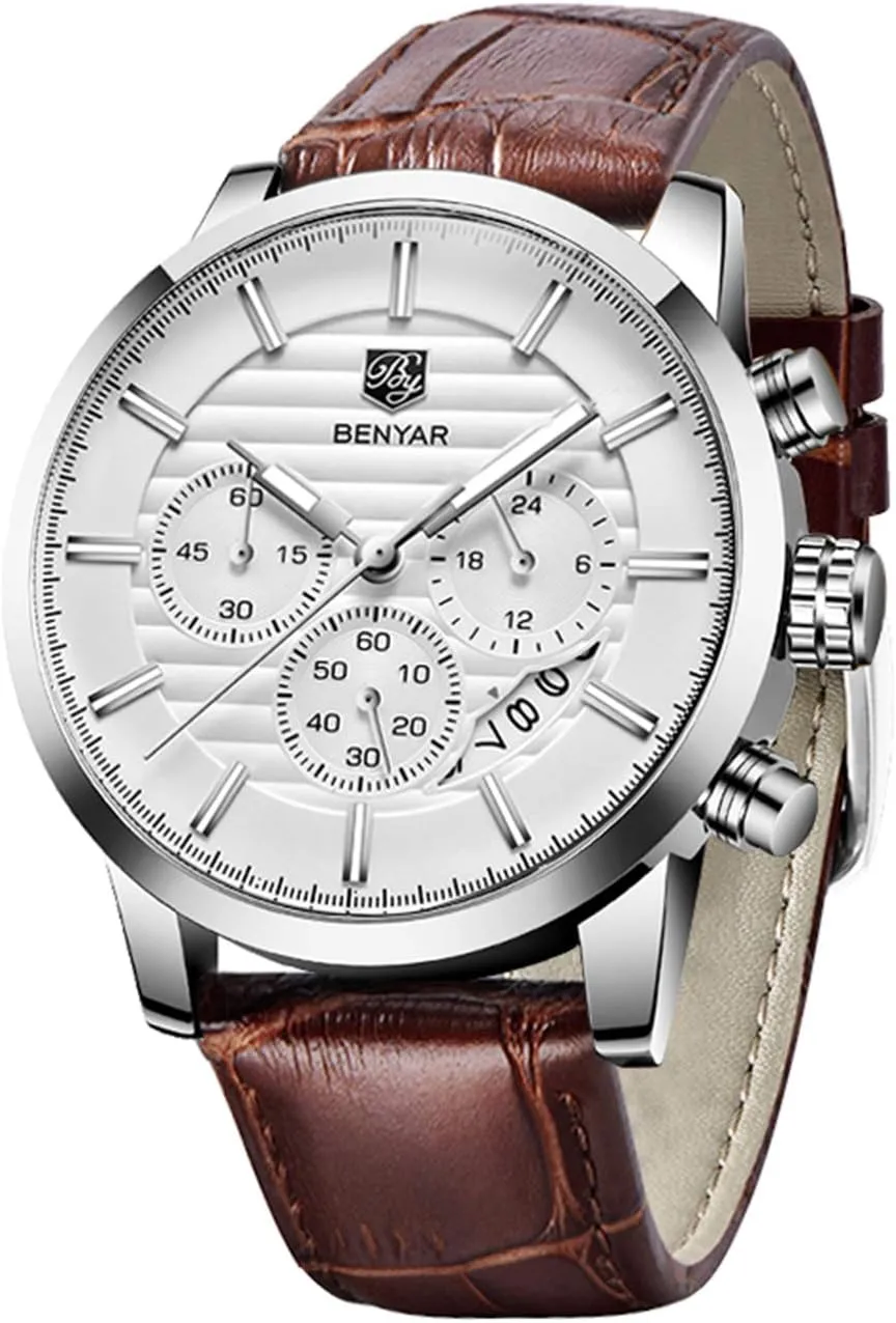 BENYAR Quartz Chronograph Waterproof Watches