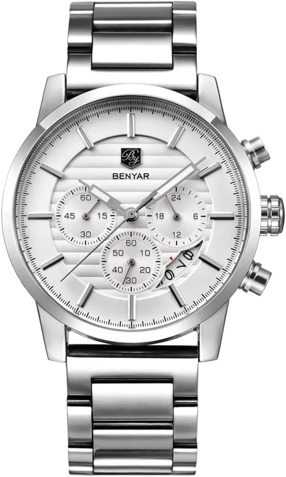BENYAR Quartz Chronograph Waterproof Watches