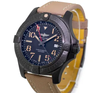 Breitling Avenger GMT Night Mission 45mm Titanium Black Arabic Dial V323951