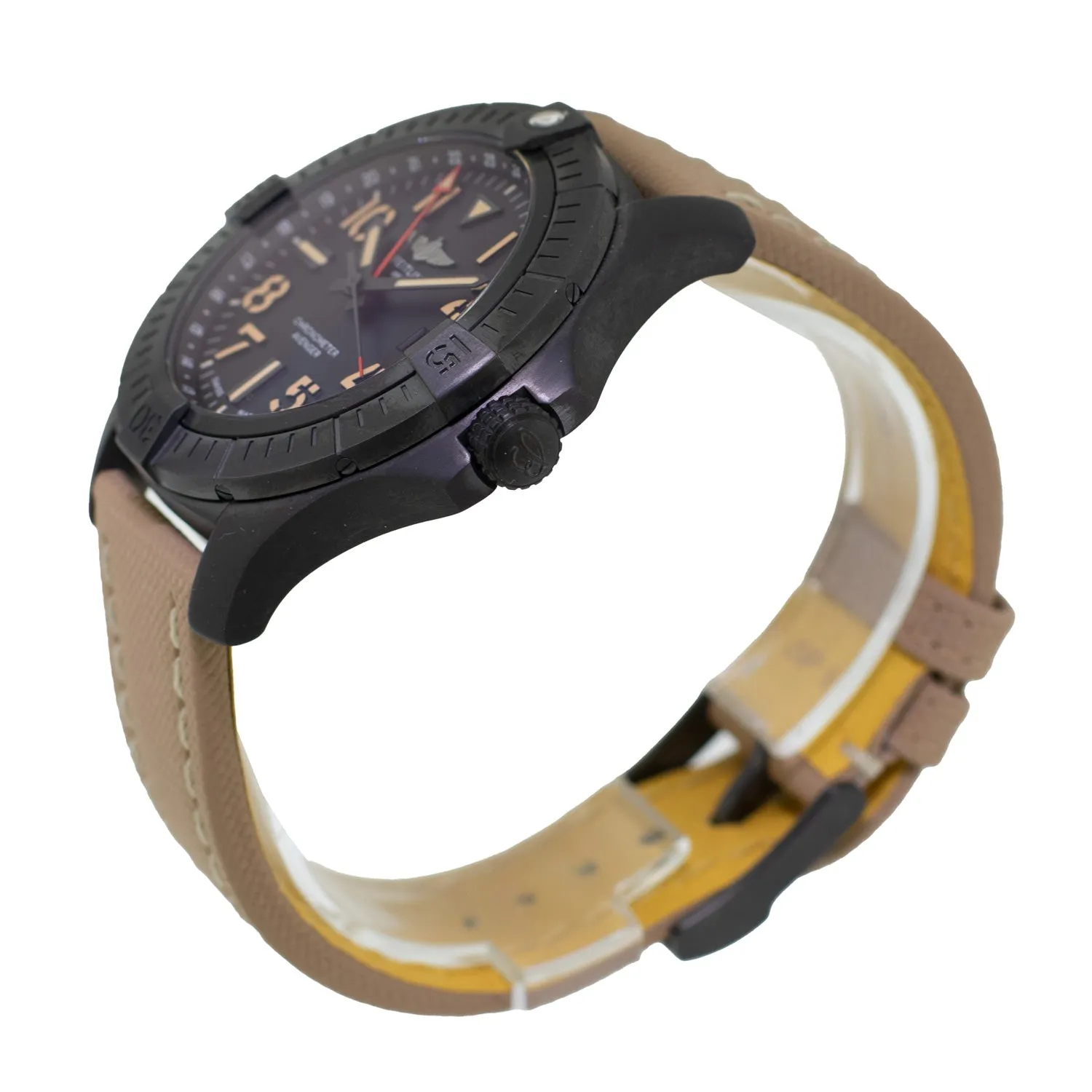 Breitling Avenger GMT Night Mission 45mm Titanium Black Arabic Dial V323951
