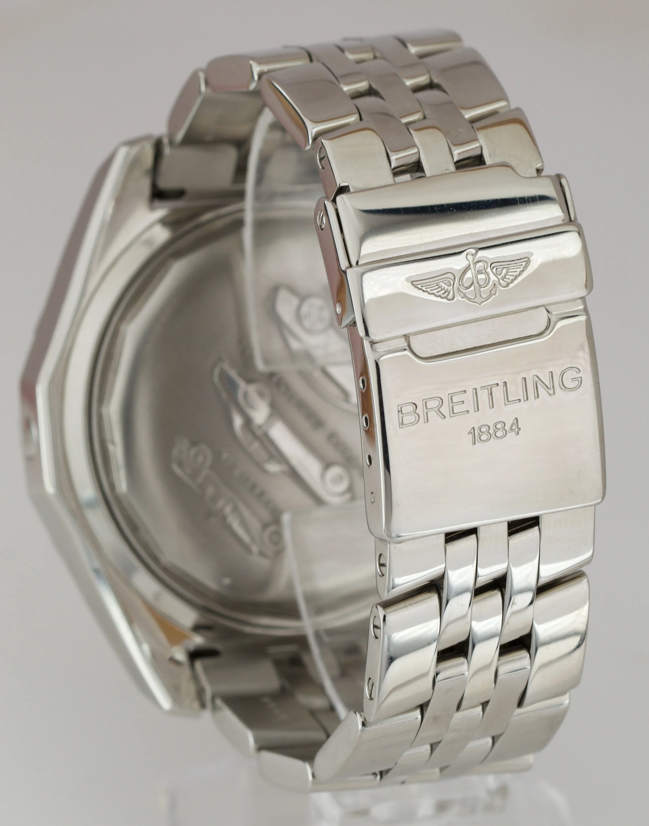 Breitling Bentley Chronograph 2.20ctw Silver Diamond A25363 Steel 48mm Watch
