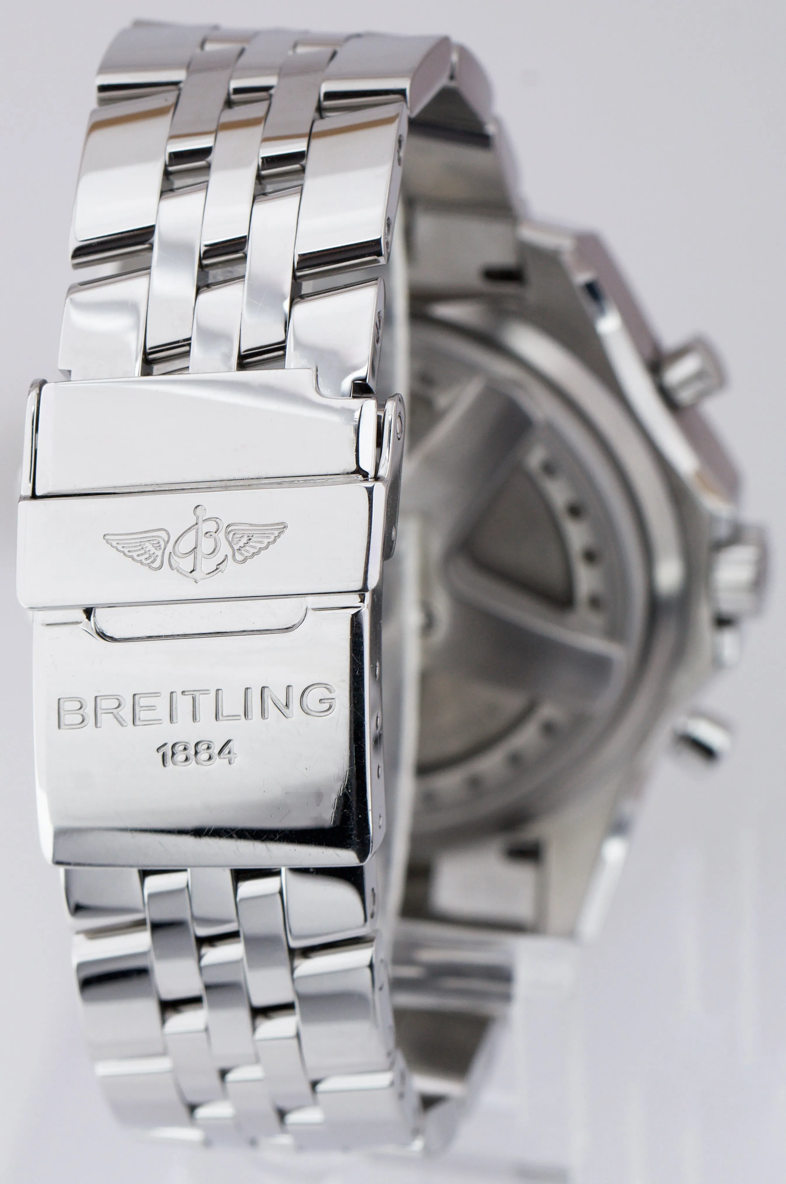 Breitling Bentley Chronograph Black Stainless Steel Date 48mm Watch A44362