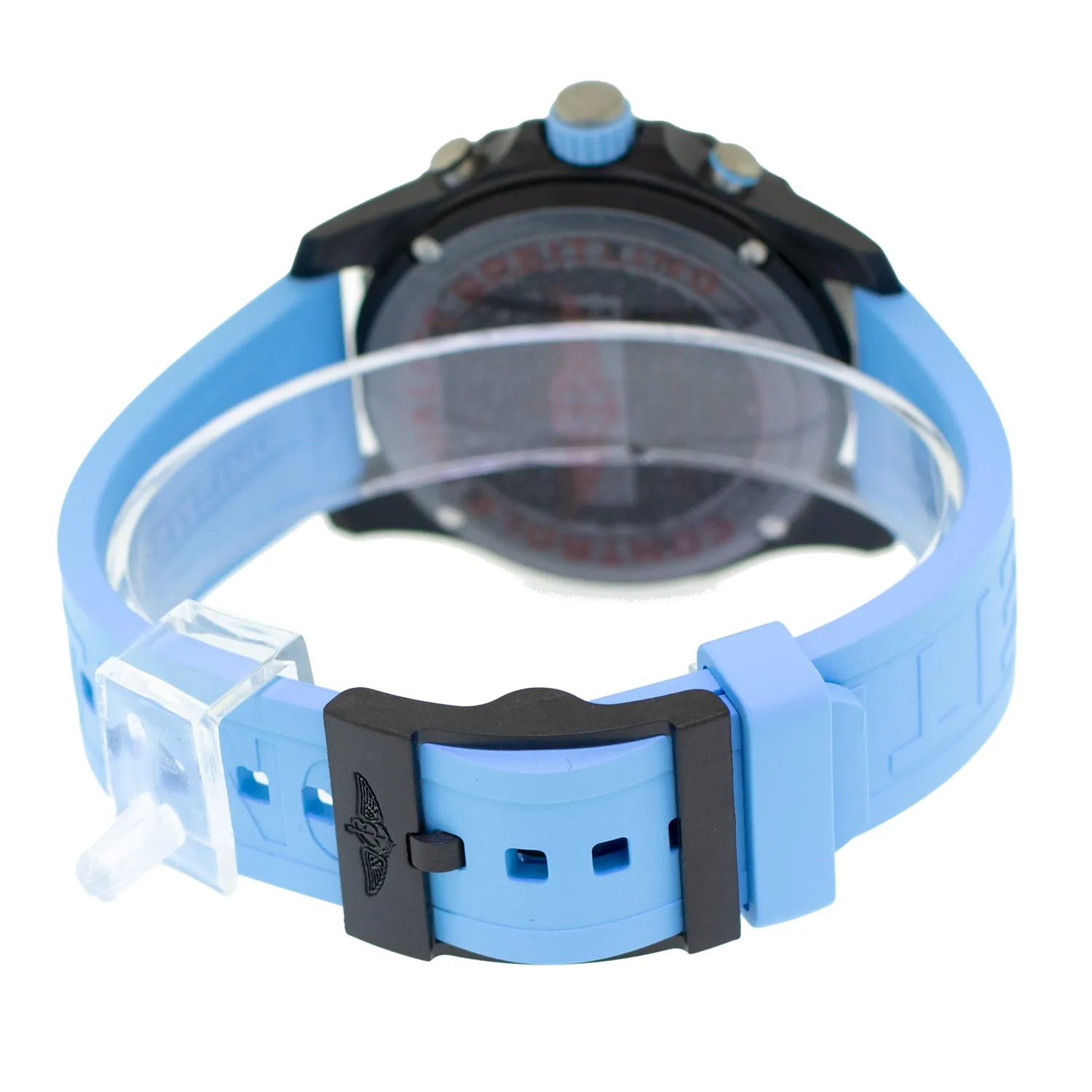Breitling Endurance Pro 44mm Breitlight® Black Arabic Dial Black and Light Blue Bezel X82310