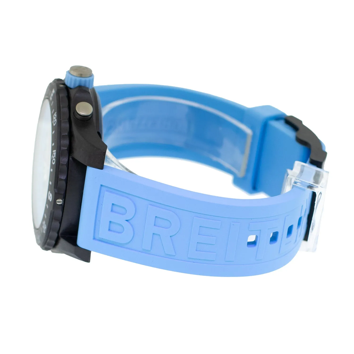 Breitling Endurance Pro 44mm Breitlight® Black Arabic Dial Black and Light Blue Bezel X82310