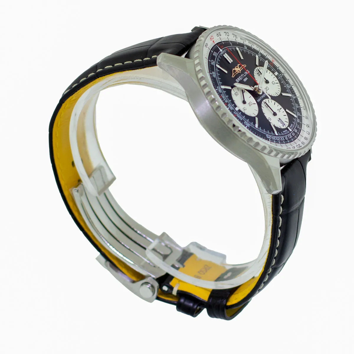 Breitling Navitimer B01 Chronograph 43mm Stainless Steel Black Index Dial AB0138211